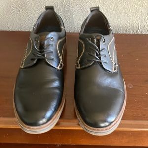 Men’s black Nunn Bush dress shoes, size 10M